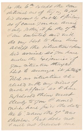 Lot #343 Daniel Butterfield Handwritten Letter Signed - Image 3