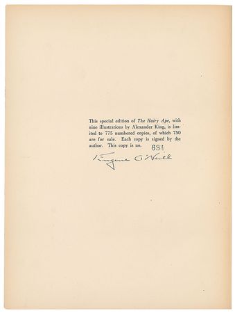Lot #495 Eugene O?Neill Book - Image 1