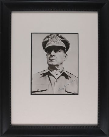 Lot #347 Douglas MacArthur Signed Photograph - Image 1
