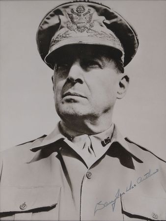 Lot #347 Douglas MacArthur Signed Photograph - Image 2