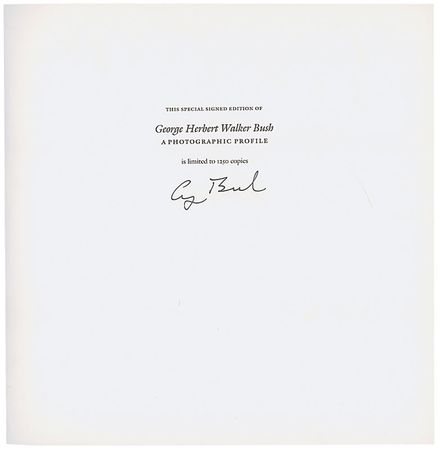 Lot #105 George Bush Book - Image 1