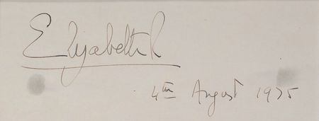Lot #207 Queen Elizabeth II Signature - Image 2