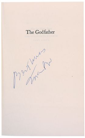 Lot #586 Mario Puzo Book - Image 1