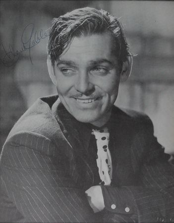 Lot #1008 Clark Gable: Dashing oversized portrait of the silver screen icon - Image 1