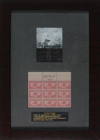 Lot #429 Orville Wright Stamp Sheet - Image 1