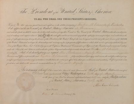 Lot #24 Abraham Lincoln: Exceptional 1861