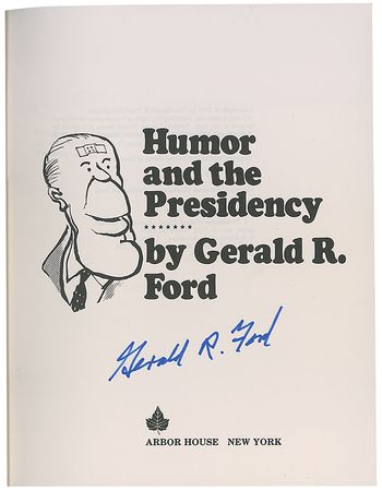 Lot #94 Gerald Ford Book and Signed Photograph - Image 2