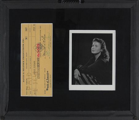 Lot #1094 Ingrid Bergman Check - Image 2