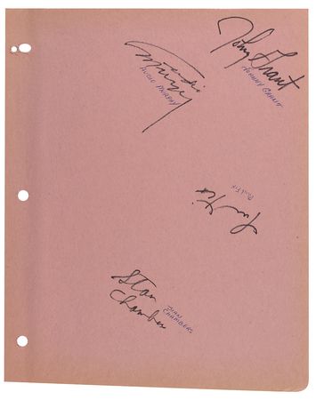 Lot #1004 Entertainers: Astounding early 1970s autograph book including Hayworth, Reagan, Murphy, and Streisand - Image 2