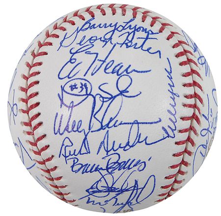 Lot #1479 1986 NY Mets Baseball - Image 1