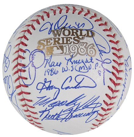 Lot #1479 1986 NY Mets Baseball - Image 4
