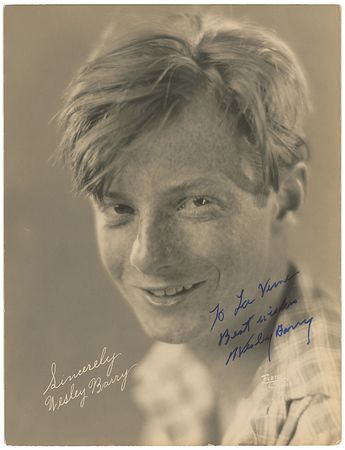 Lot #1085 Wesley Barry - Image 1