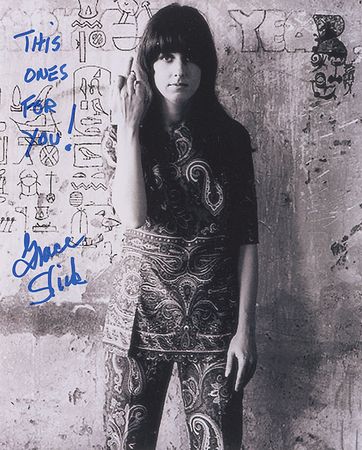 Lot #948 Grace Slick Signed Photographs - Image 2