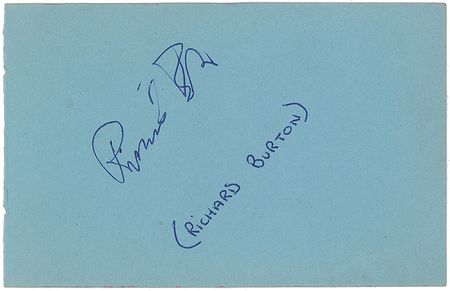 Lot #1050 Elizabeth Taylor and Richard Burton Signatures - Image 2