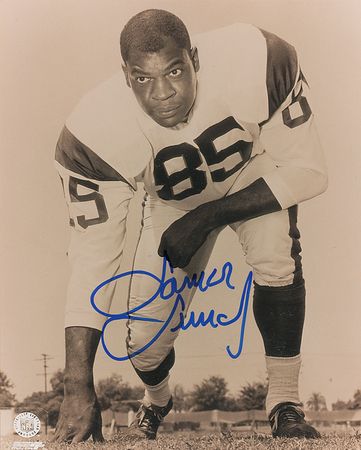 Lot #1470 Los Angeles Rams: Jones and Lundy Signed Photographs - Image 2