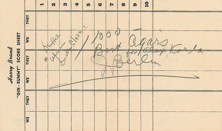 Lot #706 Irving Berlin: The famed songwriter asks Collier to 
