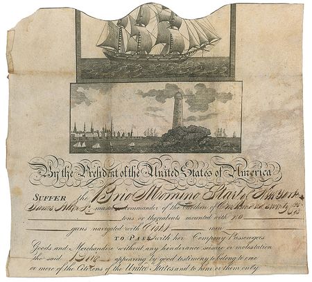 Lot #8 James Monroe and John Quincy Adams Signed