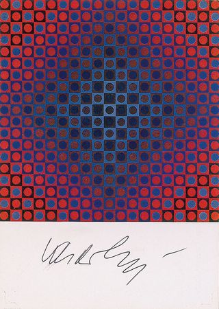 Lot #597 Victor Vasarely Postcards - Image 1