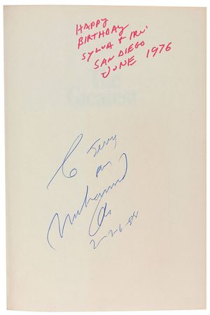 Lot #1410 Muhammad Ali Book - Image 1