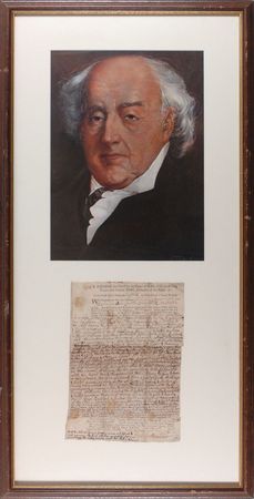 Lot #5 John Adams Endorsement