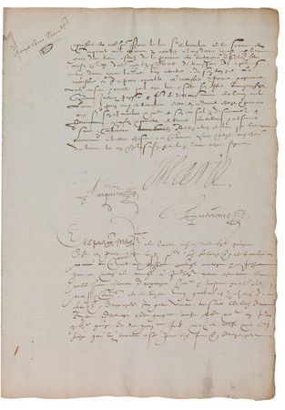Lot #193 Marie de Medici: Lengthy document from the Queen Regent - Image 2