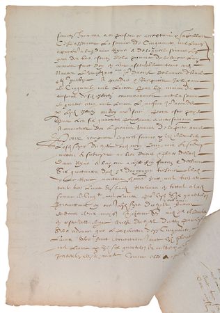 Lot #193 Marie de Medici: Lengthy document from the Queen Regent - Image 4