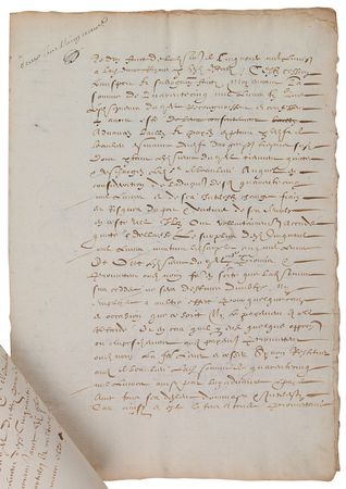 Lot #193 Marie de Medici: Lengthy document from the Queen Regent - Image 5