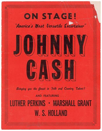Lot #783 Johnny Cash Program - Image 2