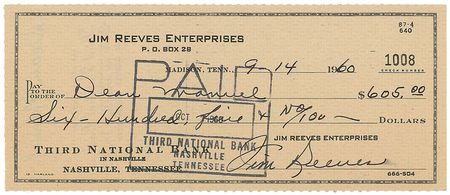 Lot #933 Jim Reeves - Image 1