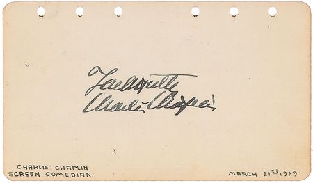 Lot #1005 Entertainers: Star-studded cast, including Chaplin, Rogers, Bow, and Sousa - Image 1