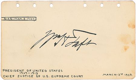 Lot #87 Presidents and First Ladies: Extraordinary collection of presidents, first ladies, and Supreme Court justices - Image 1