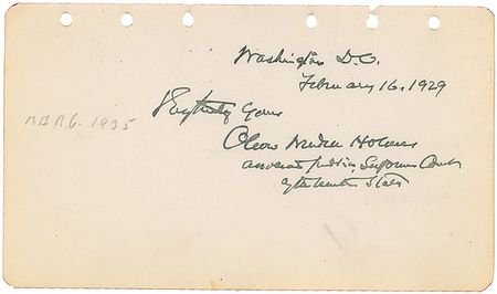 Lot #87 Presidents and First Ladies: Extraordinary collection of presidents, first ladies, and Supreme Court justices - Image 5