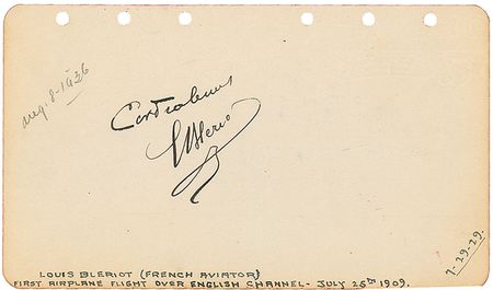Lot #409 Aviators and Explorers: Exceptional early aviation collection, including Wright, Bleriot, and Byrd - Image 4