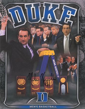 Lot #1465 Mike Krzyzewski Signed Photographs - Image 1