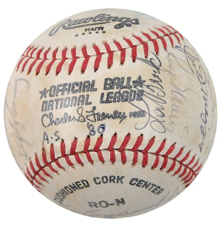 Lot #1381 Baseball Stars and Hall of Famers Baseball - Image 6