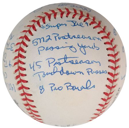 Lot #1477 Joe Montana Baseball - Image 3