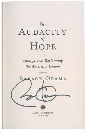 Lot #112 Barack Obama Book - Image 1