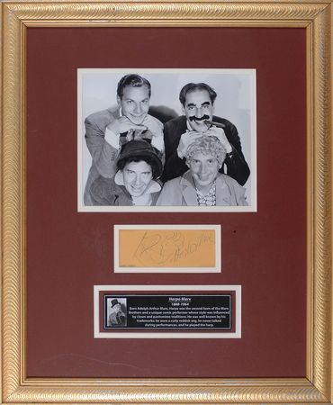 Lot #1042 Harpo Marx Sketch - Image 1