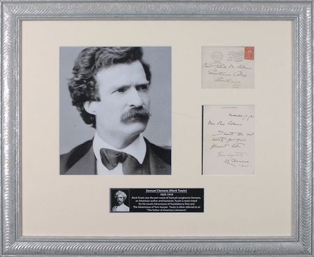 Lot #476 Samuel L. Clemens Handwritten Letter Signed - Image 1