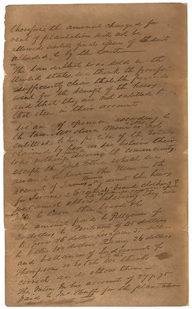 Lot #123 David G. Burnet Signed Document - Image 2