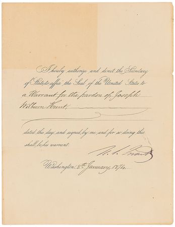 Lot #28 U. S. Grant: One of Grant’s record 1332