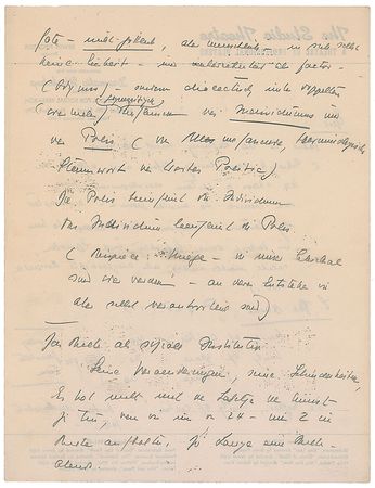 Lot #1269 Erwin Piscator Autograph Notes - Image 2
