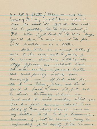 Lot #76 Dwight D. Eisenhower: Leading up to the invasion of Sicily, “Ike” claims “responsibility for the safety of this command” - Image 2