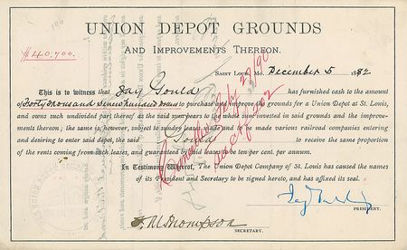 Lot #152 Jay Gould - Image 1