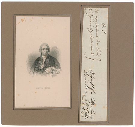 Lot #163 David Hume: Extremely rare example of Hume?the first we have offered! - Image 2