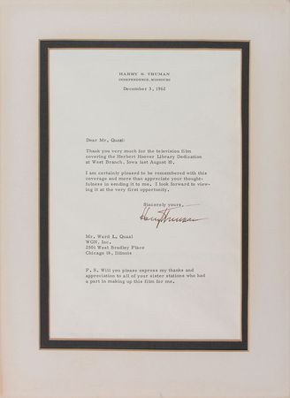 Lot #69 Harry S. Truman Typed Letter Signed - Image 2