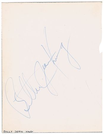 Lot #1502 Tennis: King and Evert - Image 1
