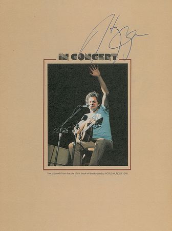 Lot #784 Harry Chapin Program - Image 1