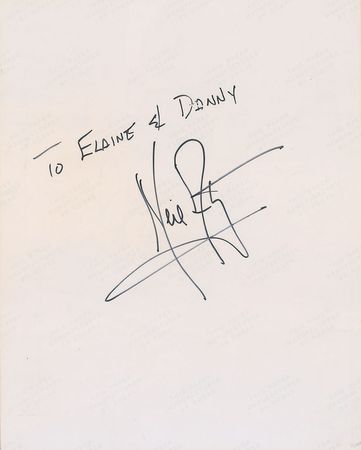 Lot #403 Neil Armstrong: Incredibly rare twice-signed photo boasting a five-inch signature of the first moonwalker - Image 2