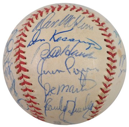 Lot #1427 1972 Chicago Cubs Baseball - Image 1